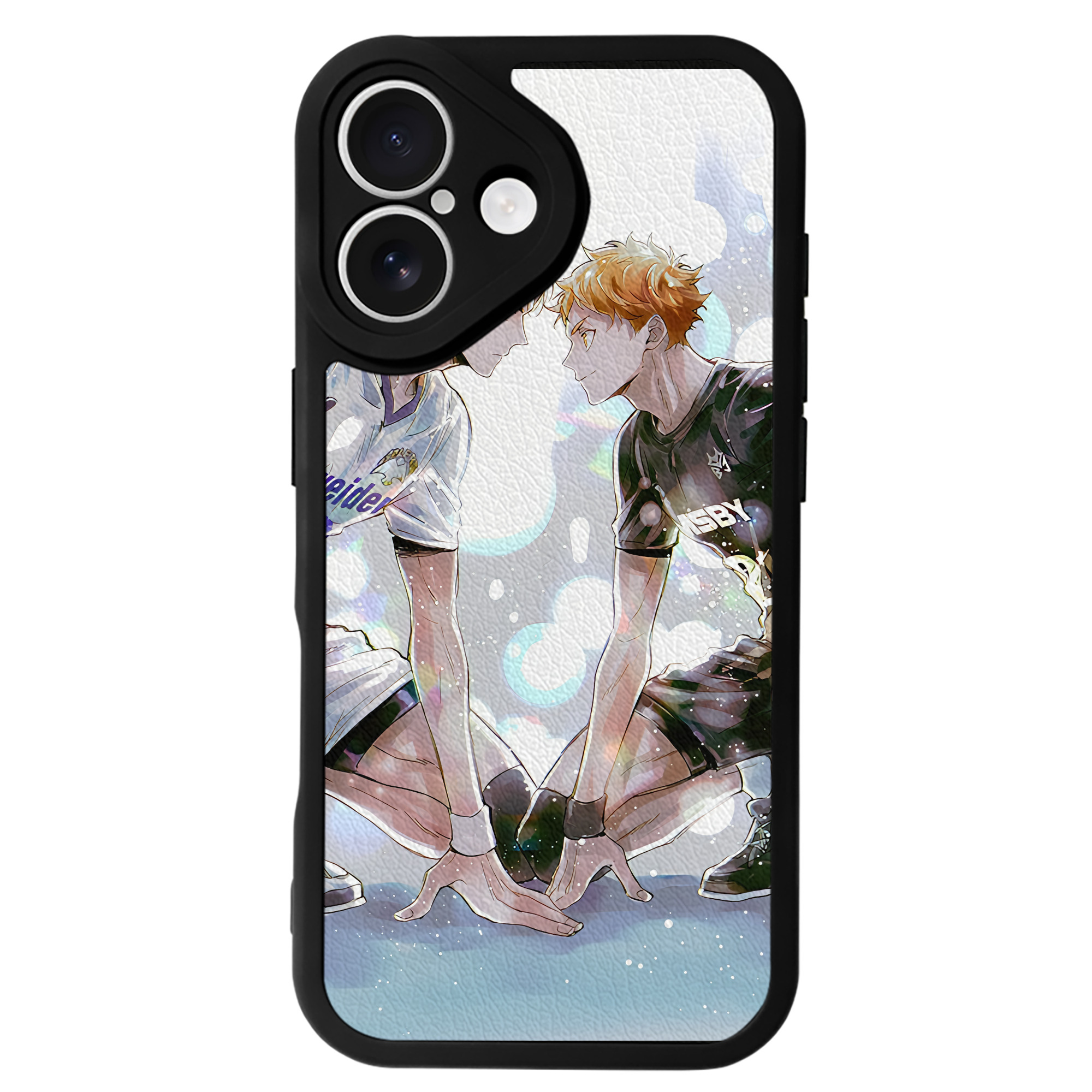 （画像用） ハイキュー!! Haikyu!! 【iPhone 16シリーズ対応】シリコンスマホケース（レザー調） 材質：シリコン